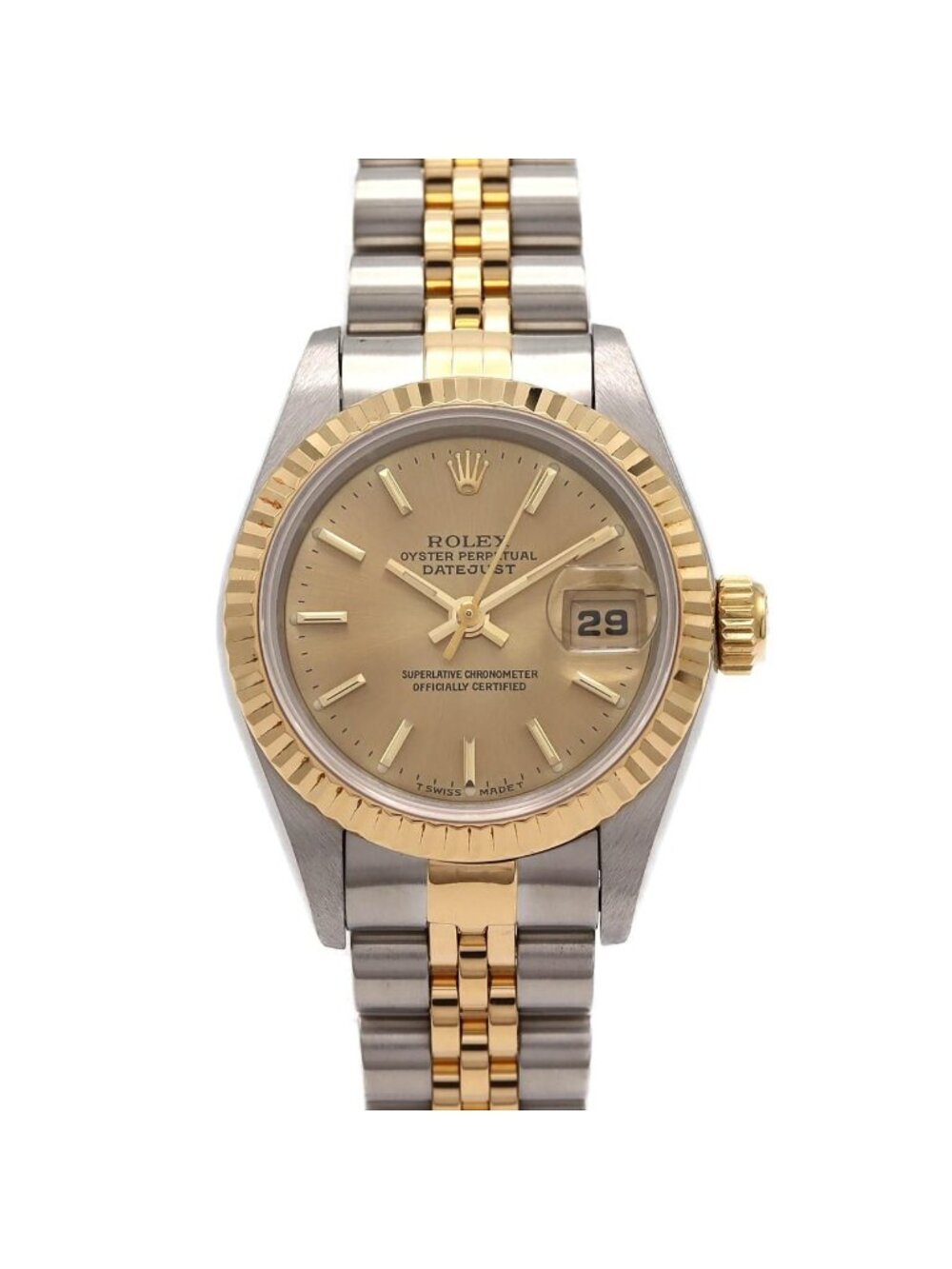 Rolex Datejust Stainless Steel Yellow Gold Automatic Watch